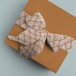 Wasserfarbenskala in den Erdtönen Ripsband