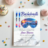 Wasserfarbenskifahren Einladung