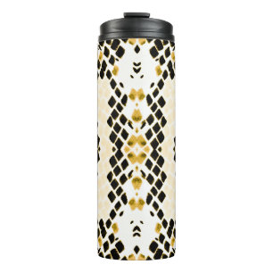 Wasserfarbensnakeskin: extravagantes Muster Thermosbecher
