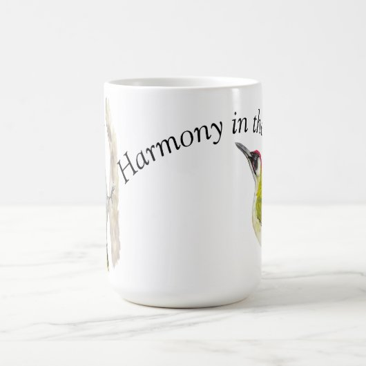 Wasserfarbenspecht Kaffeetasse (Mittel)