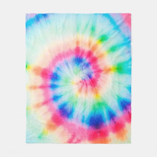 Wasserfarbenspirale. Bio Kunstschmuckkunst Spi Fleecedecke (Vorderseite)
