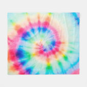 Wasserfarbenspirale. Bio Kunstschmuckkunst Spi Fleecedecke (Vorderseite (Horizontal))