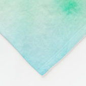 Wasserfarbenspirale. Bio Kunstschmuckkunst Spi Fleecedecke (Ecke)