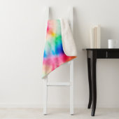 Wasserfarbenspirale. Bio Kunstschmuckkunst Spi Sherpadecke (Beispiel)