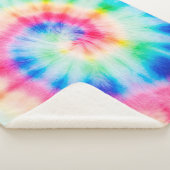 Wasserfarbenspirale. Bio Kunstschmuckkunst Spi Sherpadecke (3/4)