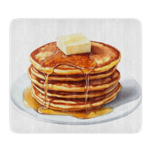 WASSERFARBENSTACK VON PANKEN MIT BUTTER SCHNEIDEBRETT