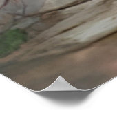 Wasserfarbenstraße in Venedig Landschaft Poster (Ecke)