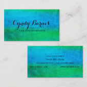 Wasserfarbenstrecken Visitenkarte (Vorne/Hinten)