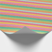 Wasserfarbenstreifen Geschenkpapier (Ecke)