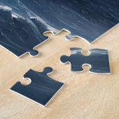 Wasserfarbensturm auf See Puzzle (Seite)