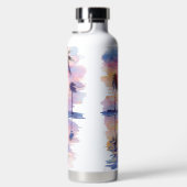 WASSERFARBENSUNSET AM TROPISCHEN STRAND AM OZEEN TRINKFLASCHE (Rechts)