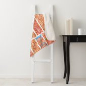 Wasserfarbentiki hawaii totem nahtloses Muster Sherpadecke (Beispiel)