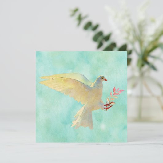 Wasserfarbentobe Karte (Stehend Vorderseite)