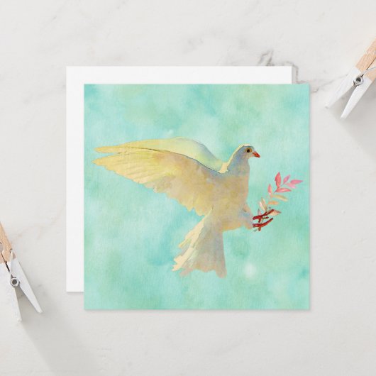 Wasserfarbentobe Karte (Vorderseite/Rückseite Beispiel)