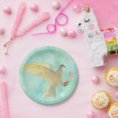 Wasserfarbentobe Pappteller (Party)