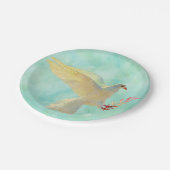 Wasserfarbentobe Pappteller (Schrägansicht)