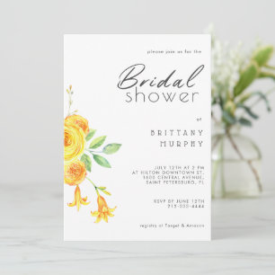 Wasserfarbenträume: Einladung zu einem Brautparty