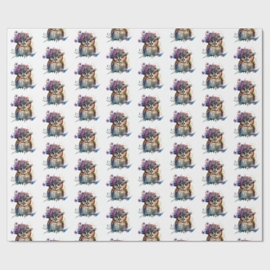 Wasserfarbenugel Geschenkpapier (Flach)