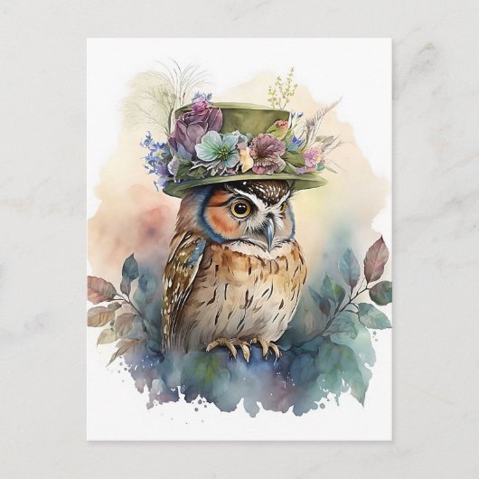 Wasserfarbenugel Postkarte (Vorderseite)