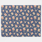 Wasserfarbenumschläge & Herz Fleecedecke (Vorderseite (Horizontal))