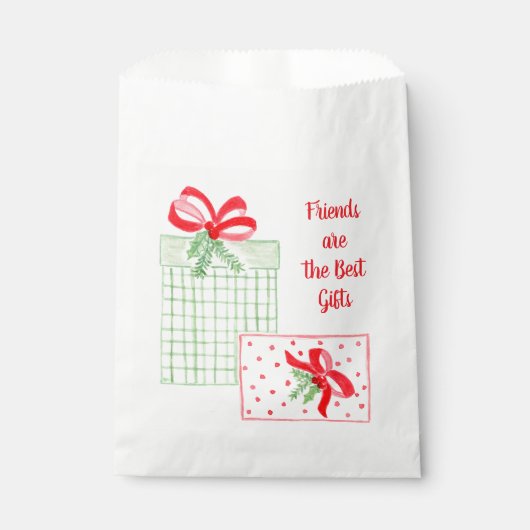 Wasserfarbenurlaub präsentiert sich mit Bows FRIEN Geschenktütchen (Vorderseite)