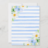 Wasserfarbenvergessenheit-Me-Nots & Daisies 21. Ge Einladung (Rückseite)