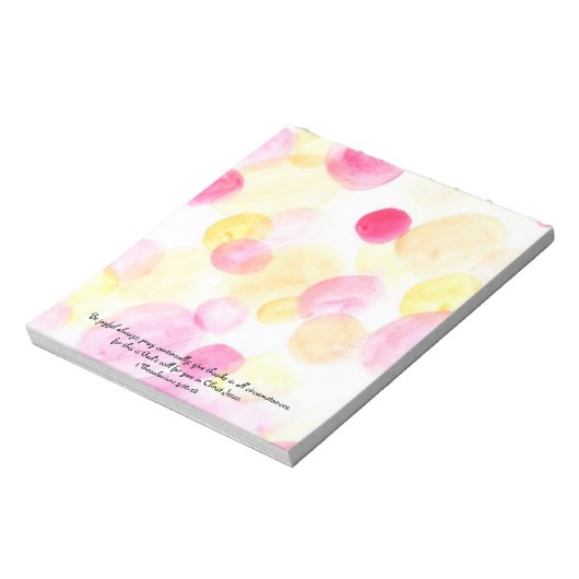 Wasserfarbenverse Notizblock (Rotiert)