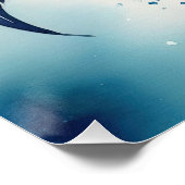 Wasserfarbenverträumter Poster (Ecke)