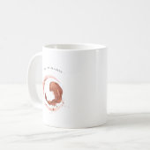 Wasserfarbenvirgo Astrologie Zodiac-Zeichen | Mono Kaffeetasse (Vorderseite Links)