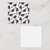 Wasserfarbenvögel Begleitkarte (Vorne/Hinten)