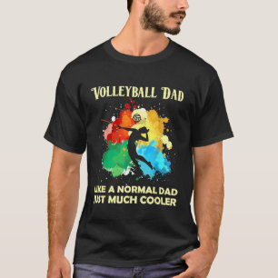 Wasserfarbenvolleyball, genau wie ein normaler Vat T-Shirt