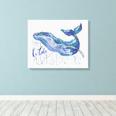 Wasserfarbenwal - Ich wale immer Liebe Sie Leinwanddruck (Insitu (Holzboden))