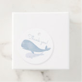 Wasserfarbenwal unter der Meeresbabydusche Geschenkanhänger (Beispiel)