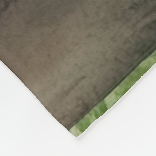 Wasserfarbenwald Bäume Wald Wald Wälder Fleecedecke (Ecke)