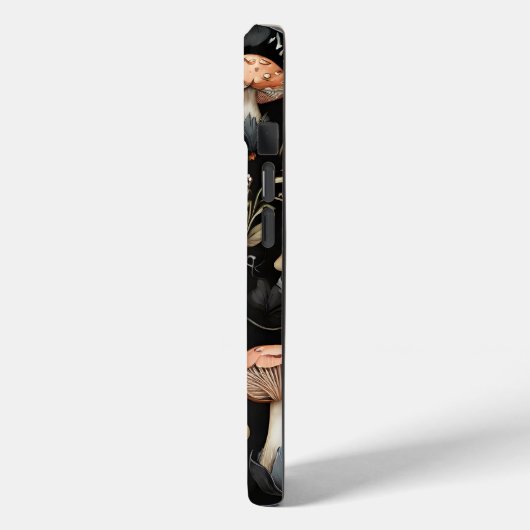 Wasserfarbenwald Grüne Pilze fallen Case-Mate iPhone Hülle (Rückseite / Links)