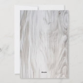 Wasserfarbenwald Hirschwald Schneeflocke Feiertagskarte (Rückseite)