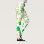 Wasserfarbenwald im Doodstyle Leggings (Rechts)