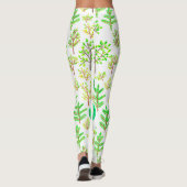 Wasserfarbenwald im Doodstyle Leggings (Rückseite)
