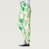 Wasserfarbenwald im Doodstyle Leggings (Links)