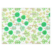 Wasserfarbenwald im Doodstyle Tischdecke (Vorderseite (Horizontal))