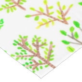 Wasserfarbenwald im Doodstyle Tischdecke (Schrägansicht)