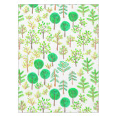 Wasserfarbenwald im Doodstyle Tischdecke (Vorderseite)
