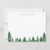 Wasserfarbenwald Mitteilungskarte (Vorderseite)