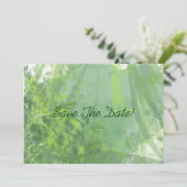 Wasserfarbenwald Save the Date (Stehend Vorderseite)