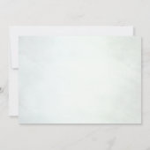 Wasserfarbenwald Save the Date Einladung (Rückseite)