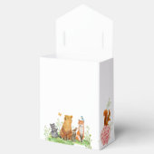 Wasserfarbenwald Tiere Baby Dusche Box Geschenkschachtel (Geöffnet)