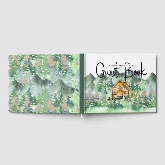 Wasserfarbenwaldhütte Gästebuch (Voll)