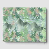 Wasserfarbenwaldhütte Gästebuch (Rückseite)