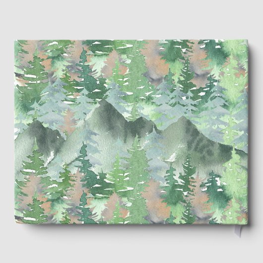 Wasserfarbenwaldhütte Gästebuch (Rückseite)