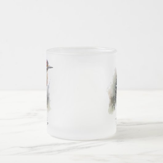 Wasserfarbenwaldspecht Mattglastasse (Mittel)